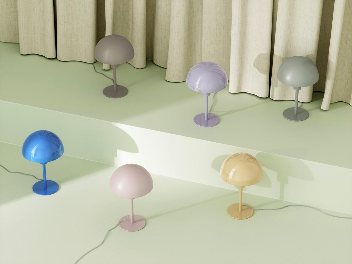 Tischleuchte Ellen Mini Gelb D: 16 cm - Gelb, Design, Metall (16/25cm) - Nordlux
