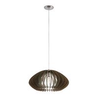 Hängeleuchte 95261* Cossano 2 - Dunkelbraun, Natur, Holz/Metall (50/150cm) - Eglo