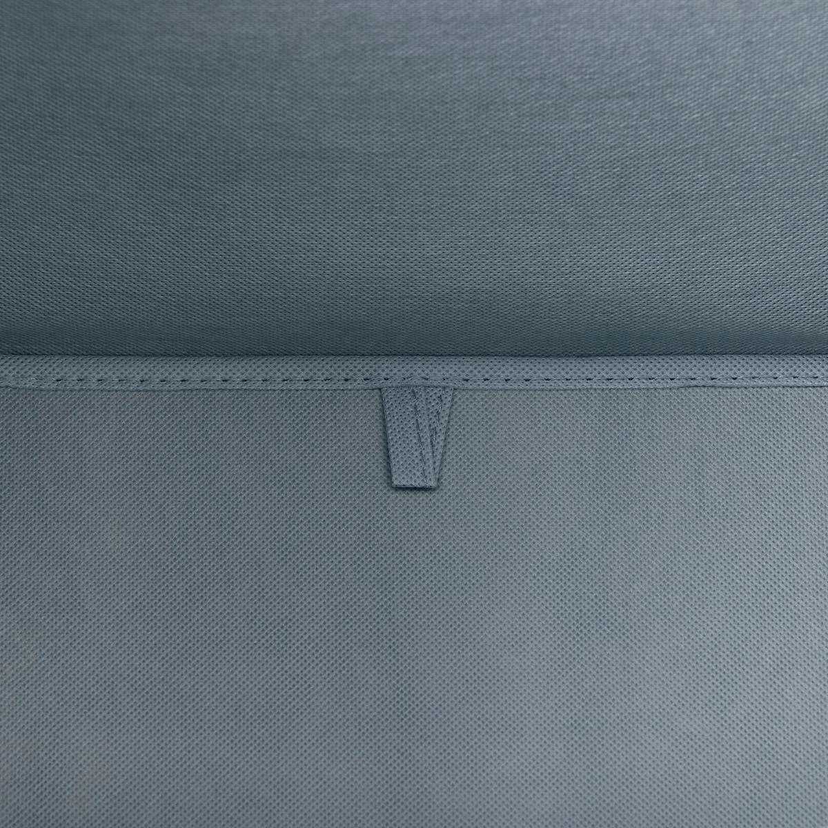 Skládací krabice BETTY - šedá, Konvenční, kompozitní dřevo/textil (33/33/32cm) - Mömax