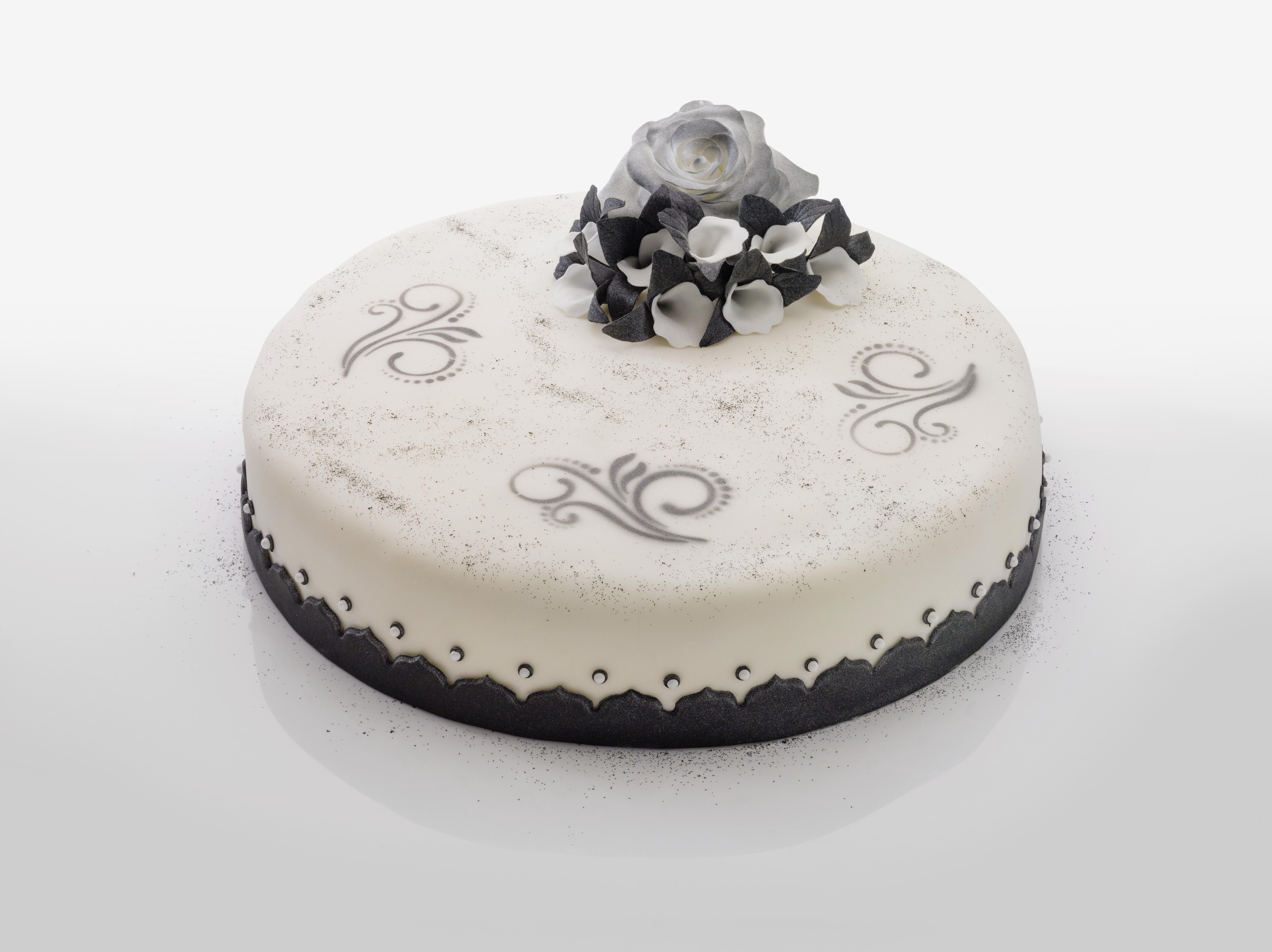 Springform Creme Noir Rund D/H: ca. 28/7 cm Stahl - Anthrazit/Creme, Metall (28/7cm) - Zenker