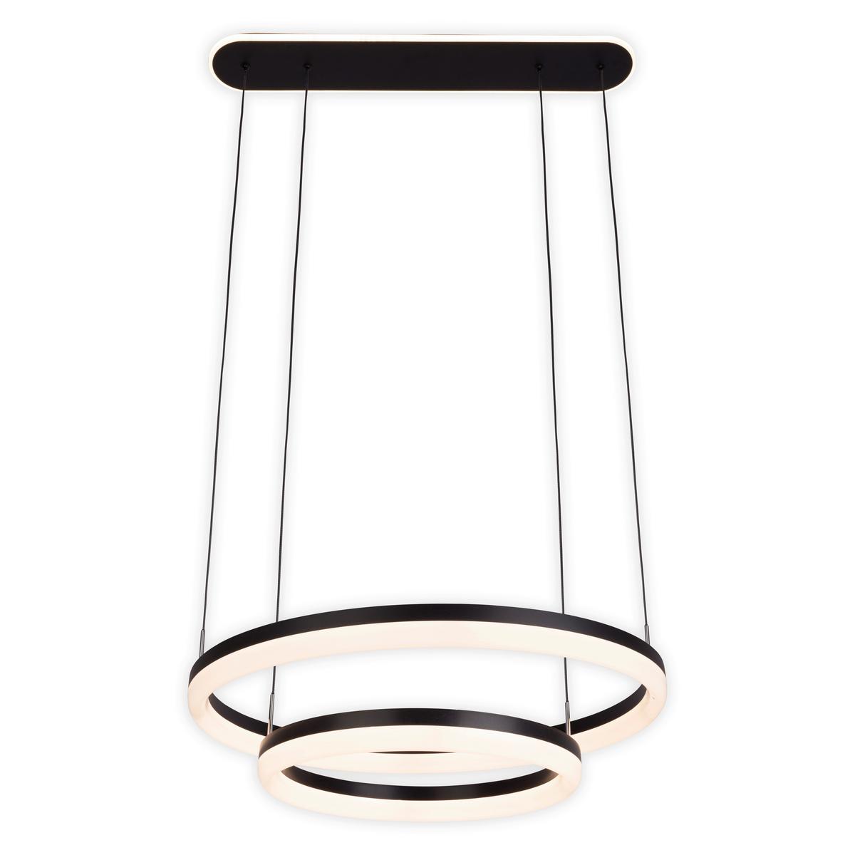 LED-Pendelleuchte 7096922 Circulo - Weiß, KONVENTIONELL, Metall (60/150cm) - Näve