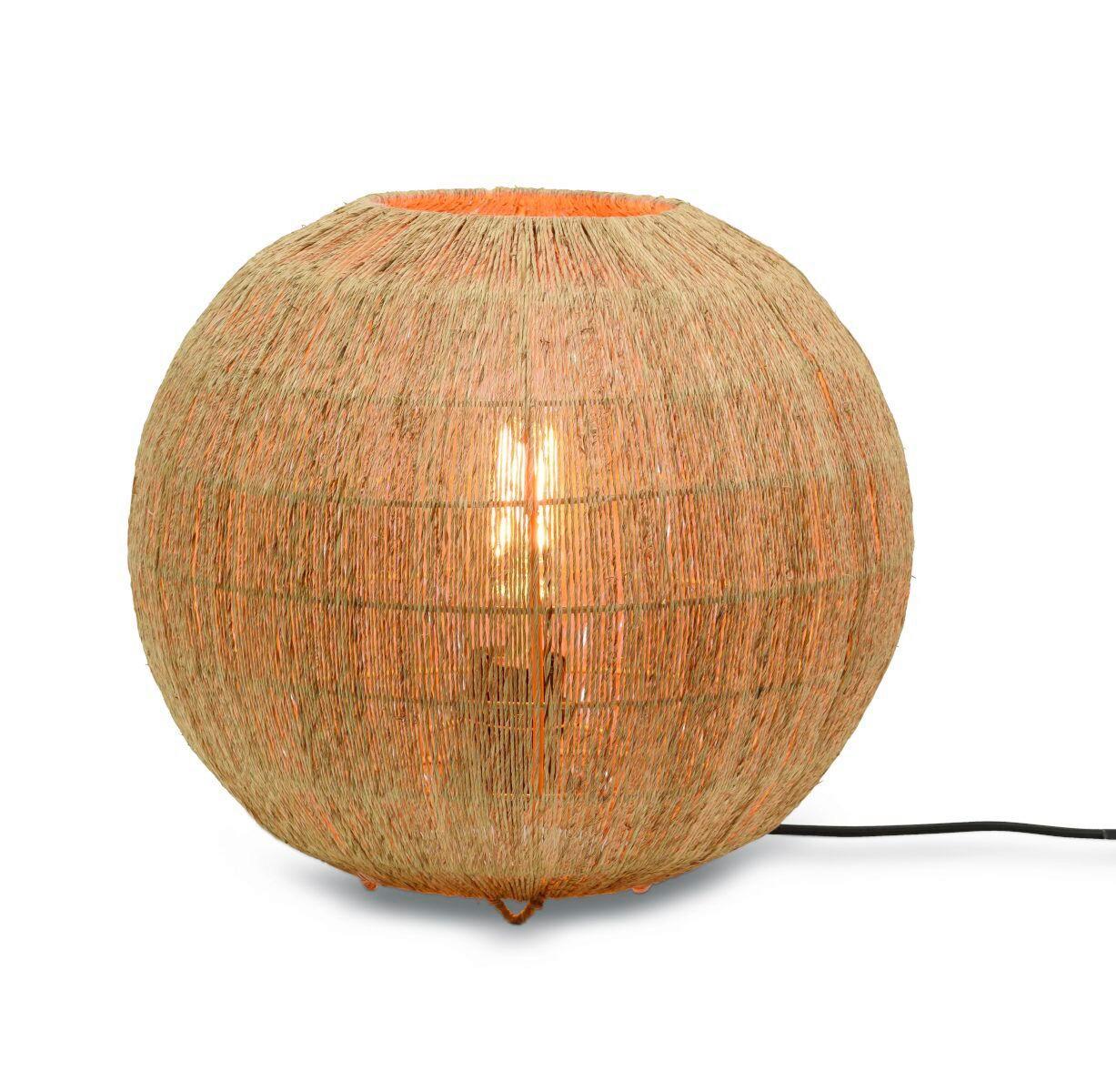 TISCHLEUCHTE IGUAZU/T36/N - Schwarz/Naturfarben, Trend (32/36cm) - Good & Mojo