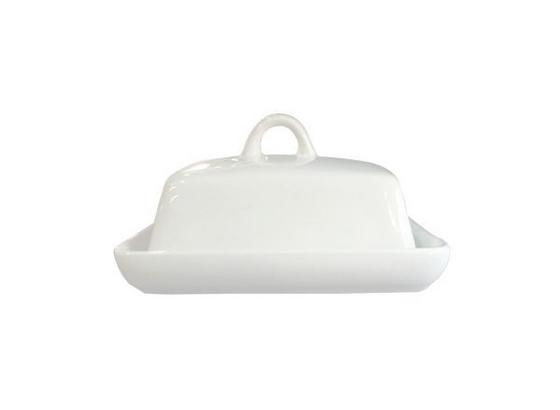 Dóza Na Máslo Ginza - Top - - bílá, keramika (13/8,1/16cm) - Modern Living Dóza Na Máslo Ginza - Top - - bílá, keramika (13/8,1/16cm) - Modern Living