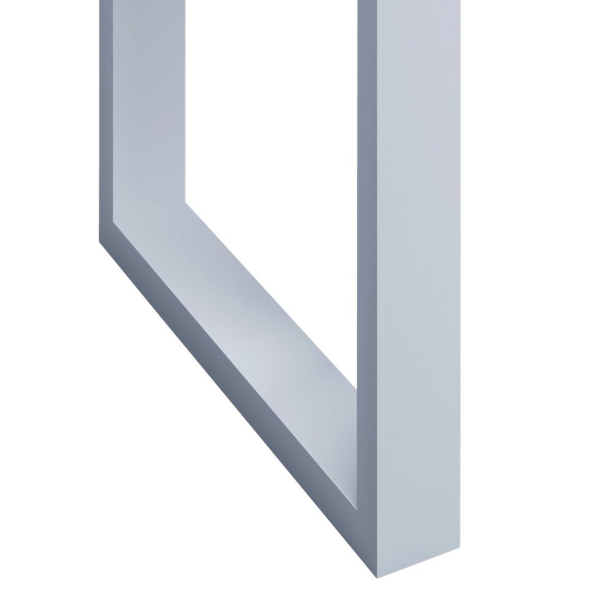 Schreibtisch Lona Sonoma Eiche/weiß B: 80 Cm - Weiß/Sonoma Eiche, MODERN, Holzwerkstoff/Metall (140/80/76cm) - MID.YOU