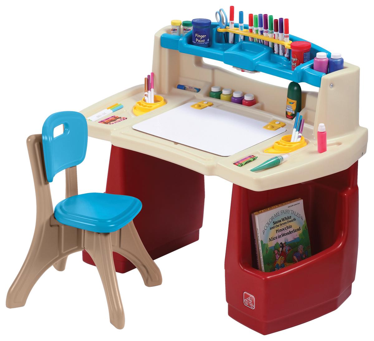 Kinderspielset Deluxe Kunstmeistertisch Ab 3 Jahren - Multicolor, Basics, Kunststoff (90/80/51,5cm) - Ambia Garden