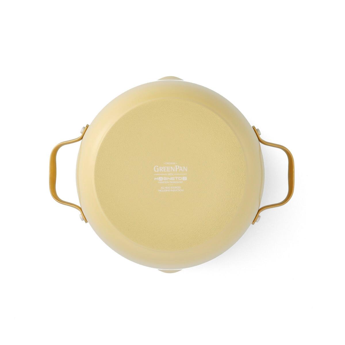 Kochtopfset 6-Teilig. gelb/Weiß/Gold - Gelb/Goldfarben, Basics, Metall - GreenPan
