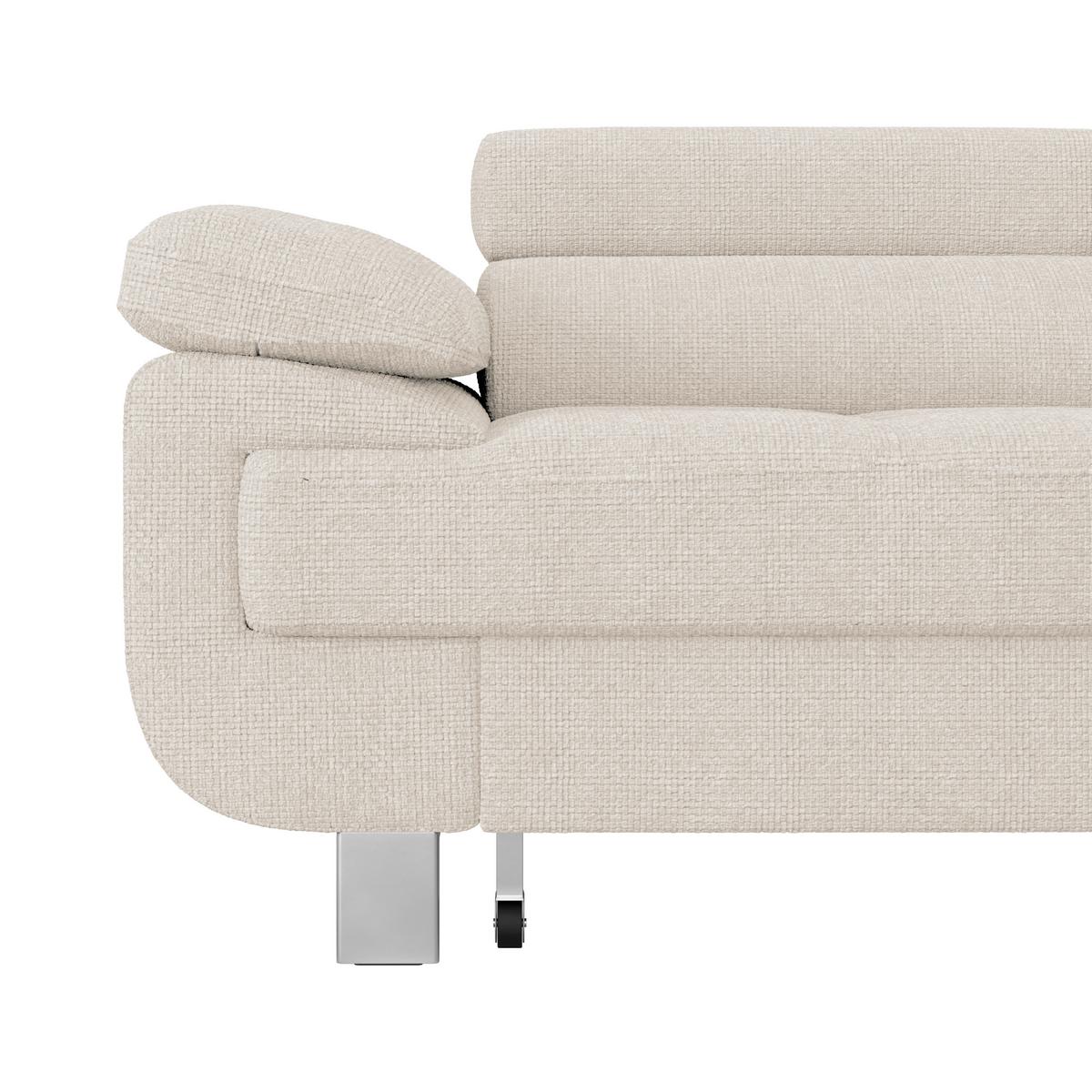 Ecksofa Savona - Perlmutt, MODERN, Textil (270/230cm) - Ondega