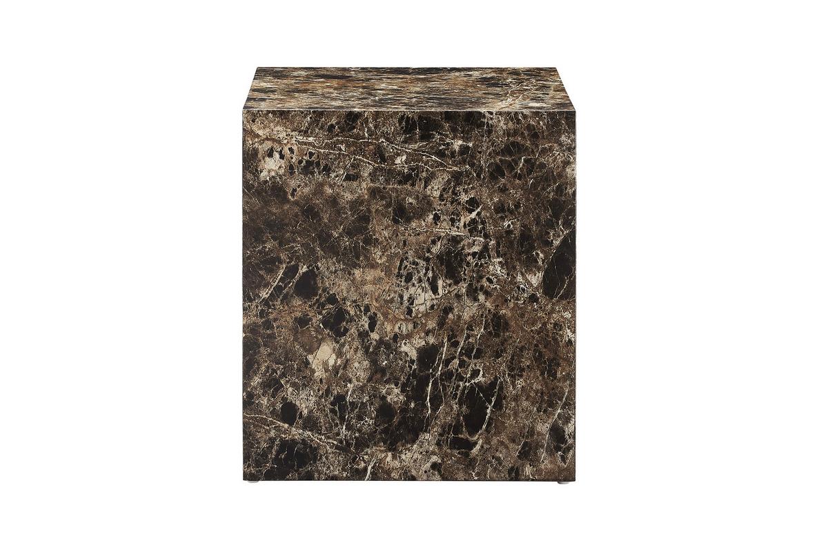 Beistelltisch Braun B: 45 Cm - Braun, Design, Holzwerkstoff (45/45/50cm) - Livetastic