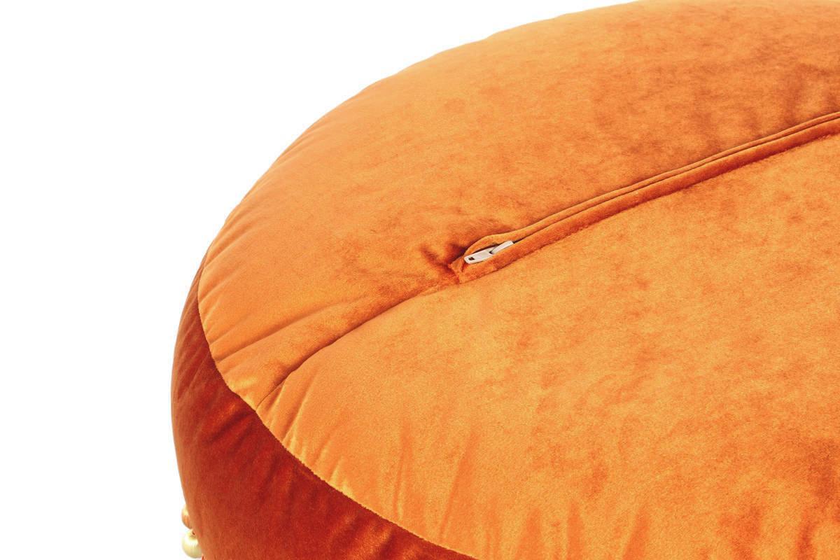 Pouf Taj Mahal Bronze - Bronzefarben, Basics, Textil (65/25cm)