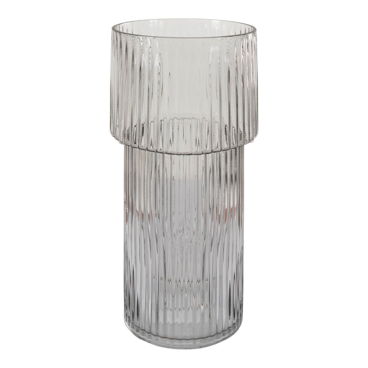 Vase Klar B: 17,5 cm - Klar, Design, Glas (17.5/40/17.5cm)