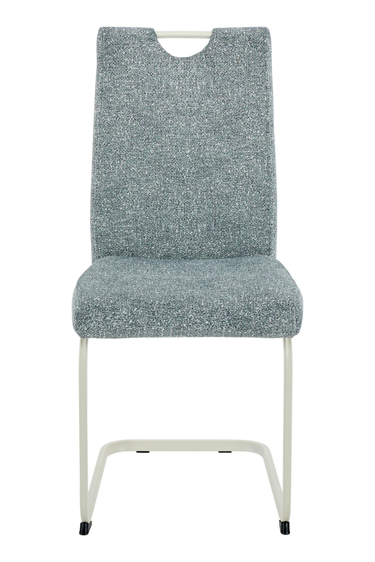 SCHWINGSTUHL-SET TIVOLI S 4ER-SET - Creme/Mintgrün, MODERN, Textil/Metall (45/98/59cm) - P & B