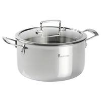 HRNEC SASCHA - 9,1L - barvy stříbra/průhledné, Konvenční, kov/sklo (28/15cm) - Mömax