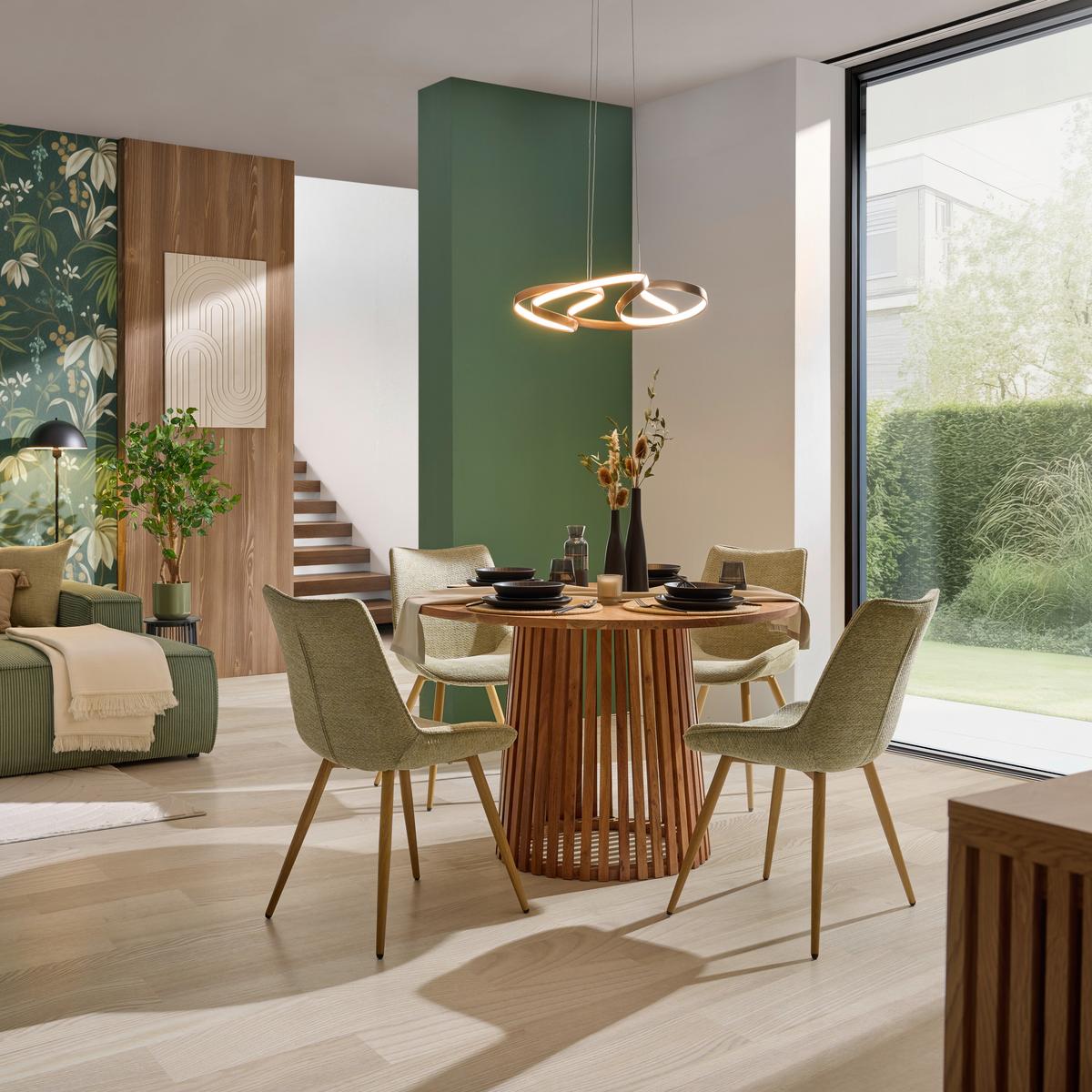 ZÁVĚSNÉ LED SVÍTIDLO JOSEM2 - cappuccino, Moderní, kov/plast (60/120cm) - Premium Living