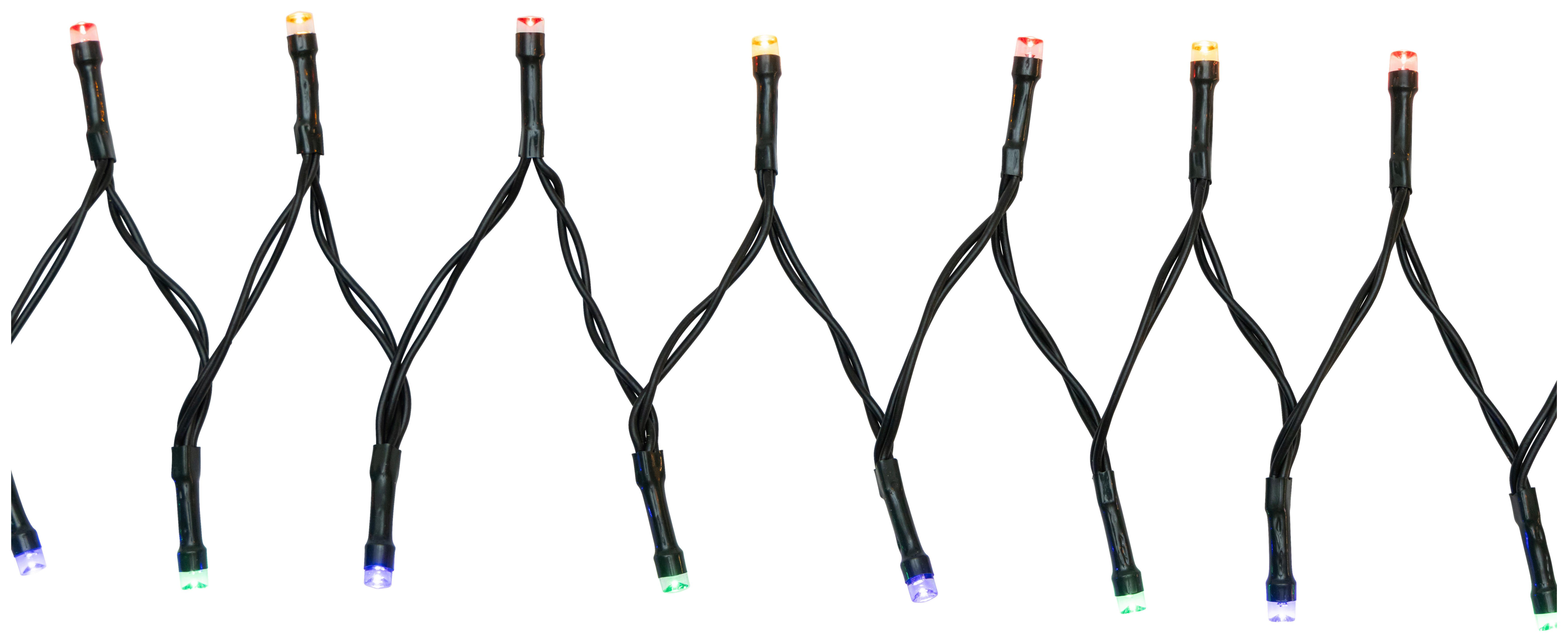 Lichterkette Tip Dunkelgrün max. 1,5 Watt - tmavě zelená, Romantický / Rustikální, plast (600cm) - Mömax