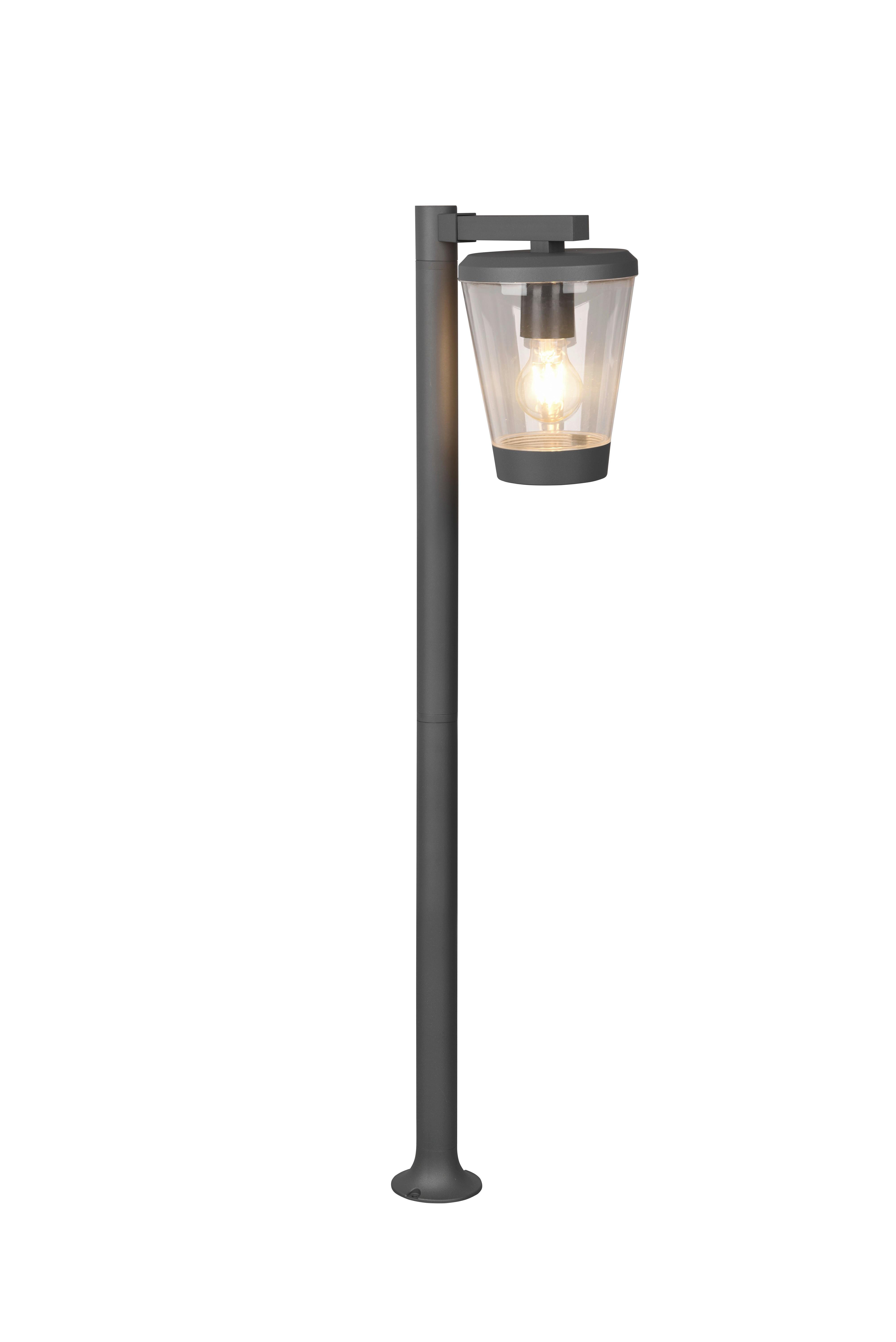 Außenstehleuchte Cavado 40w Metall, Kunststoff - Anthrazit, Basics, Kunststoff/Metall (16/100/27cm) - Trio Leuchten