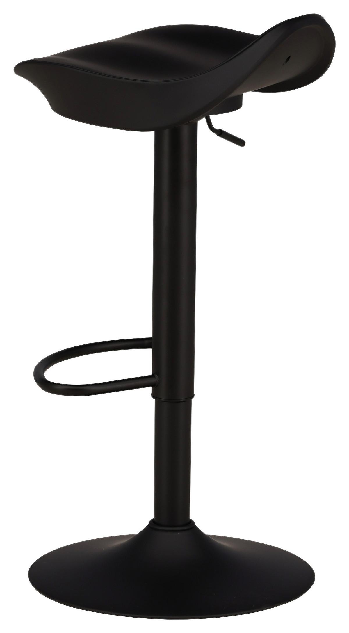 Barhocker-Set Adesto - Schwarz, Design, Kunststoff/Metall (40/69/38cm) - Livetastic