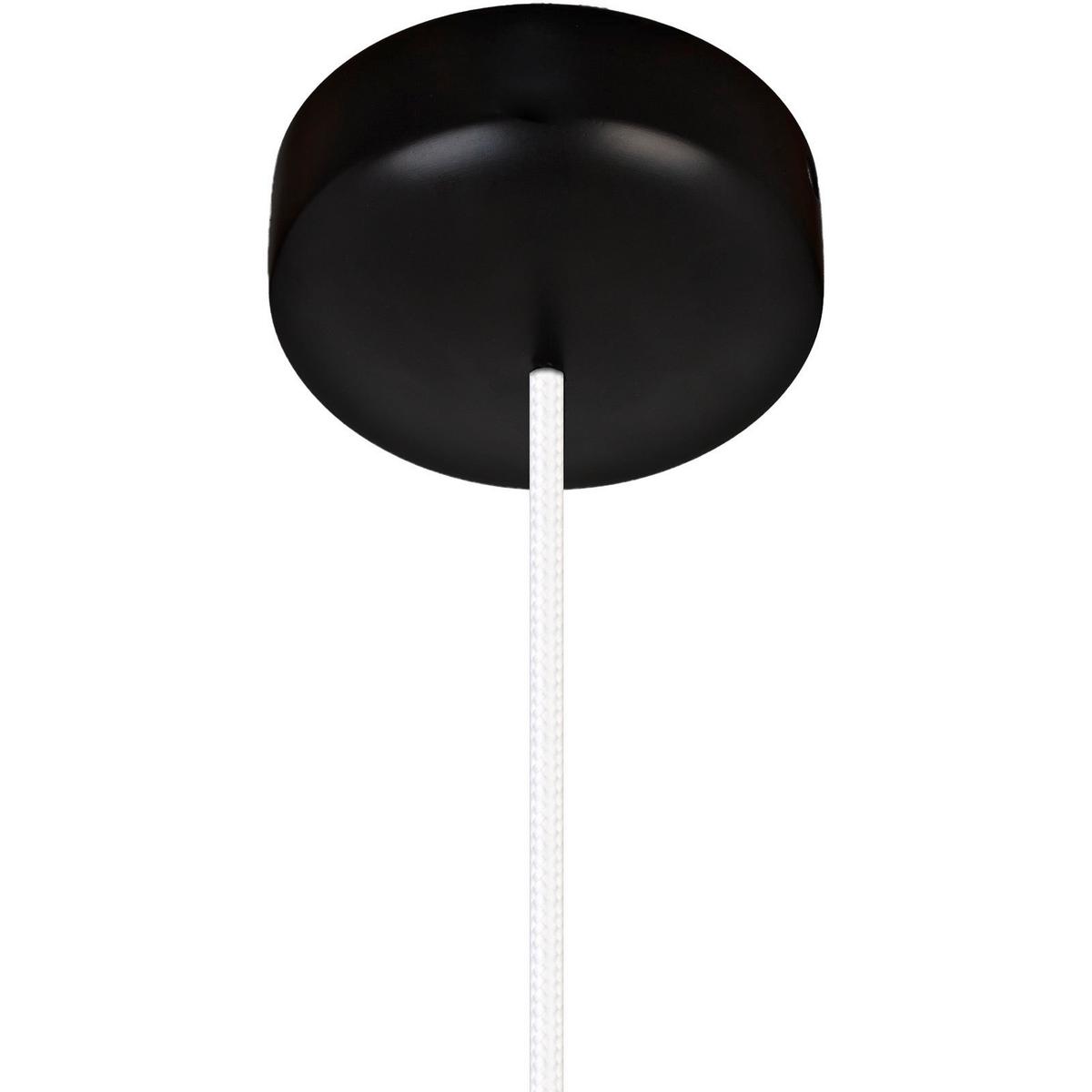 Hängeleuchte 8550139 Acorn I - Schwarz/Weiß, Design, Holz (17,5/90-140cm)