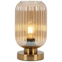 STOLNÁ LAMPA EXI - mosadzná, Modern, kov/plast (14/14/24cm) - Mömax