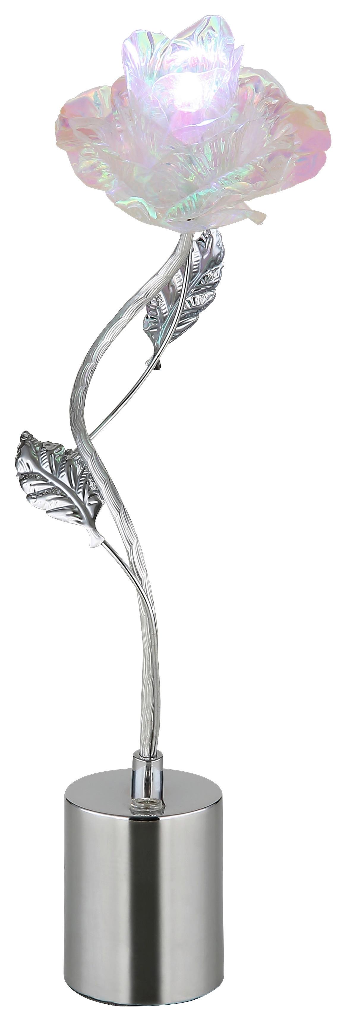 DEKORAČNÉ LED SVIETIDLO RESI - číra/chrómová, Modern, kov/plast (9/9/29cm) - Mömax