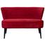 Sitzbank Lord B: ca. 140 cm Rot - Rot/Schwarz, Trend, Holzwerkstoff/Textil (140/83/75cm) - Carryhome Sitzbank Lord B: ca. 140 cm Rot - Rot/Schwarz, Trend, Holzwerkstoff/Textil (140/83/75cm) - Carryhome
