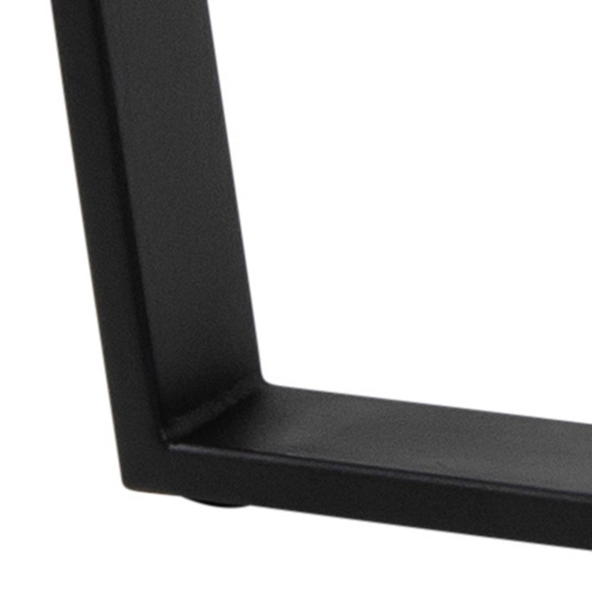 Esstisch Rund Amble 110x110x75 Cm Schwarz - Schwarz, Design, Holzwerkstoff/Metall (110/110/75cm) - Carryhome