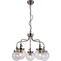 PENDELLEUCHTE 35-70876 BALLET - Goldfarben/Schwarz, KONVENTIONELL, Metall (55/55/80cm)