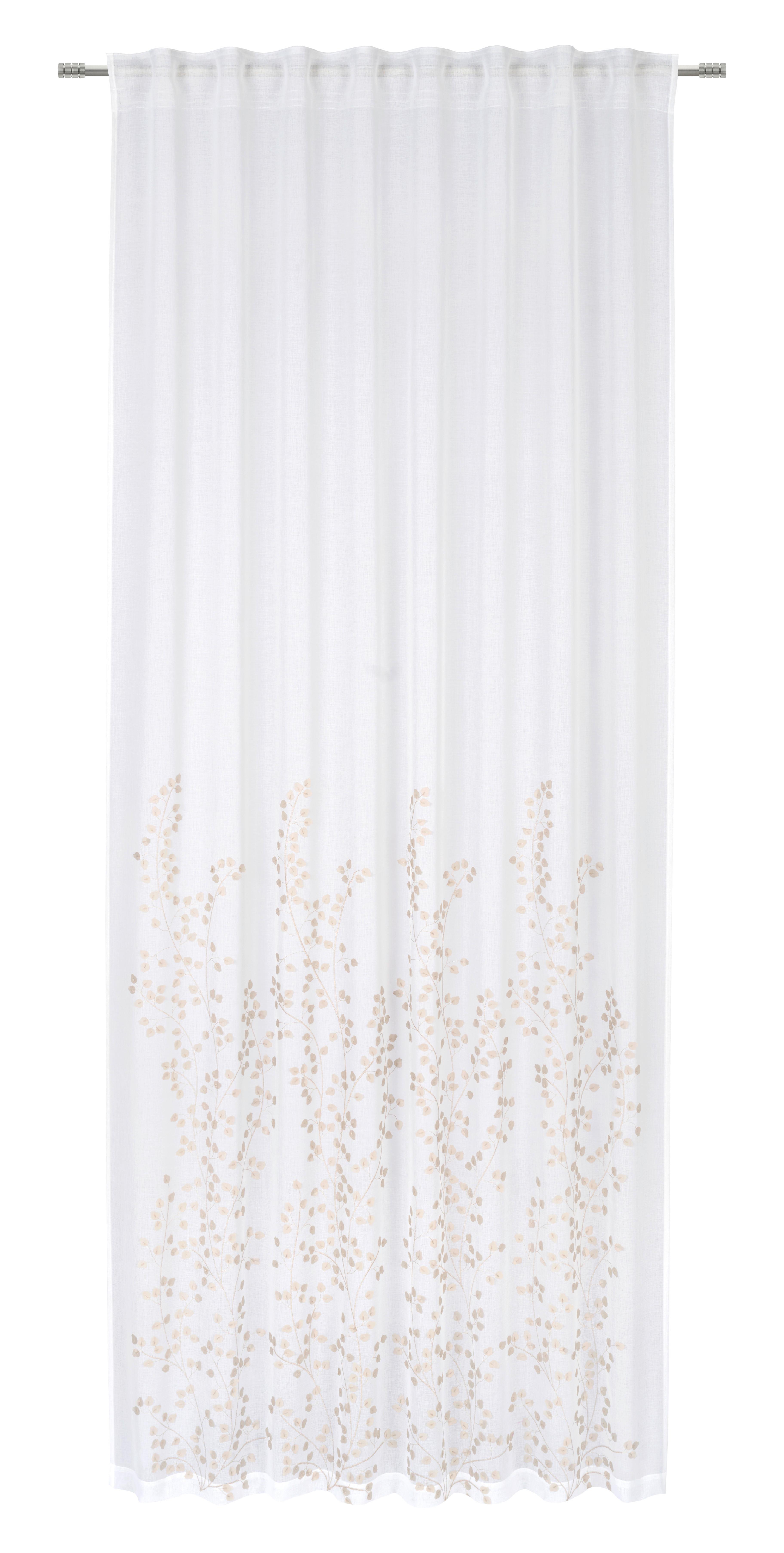 HOTOVÝ ZÁVĚS LIVIE - béžová, Basics, textil (135/245cm) - Mömax