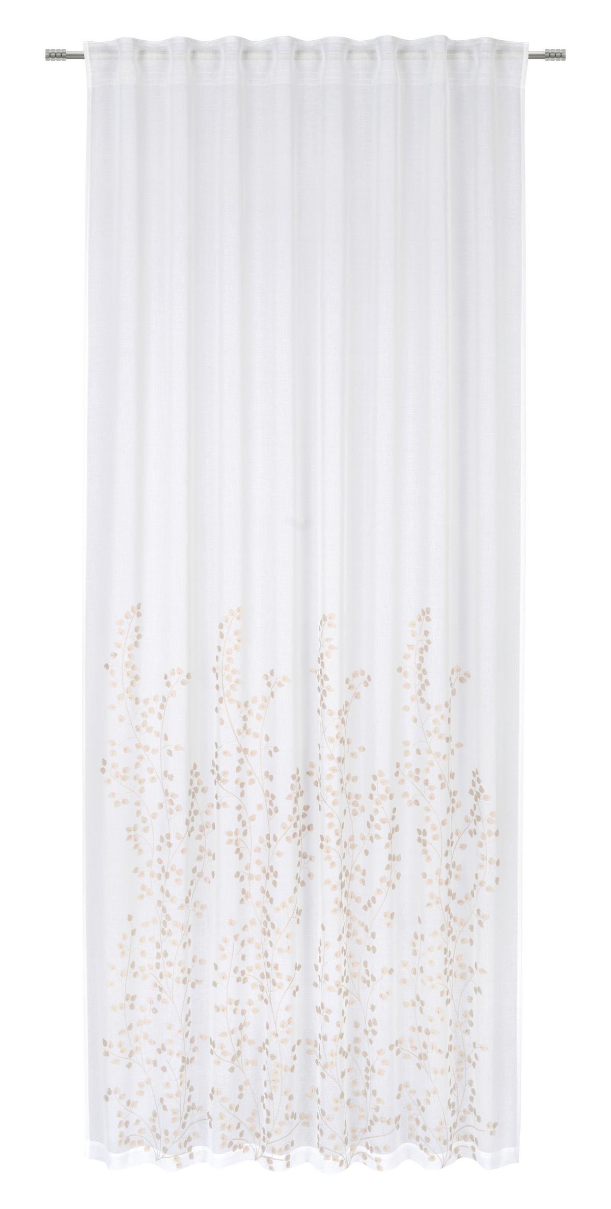 HOTOVÝ ZÁVĚS LIVIE - béžová, Basics, textil (135/245cm) - Mömax