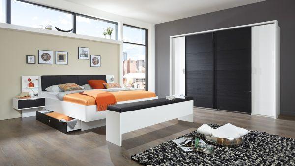 Ágyfiók Virgo - Tölgyfa/Fehér, modern, Faalapú anyag (141/20/61cm)