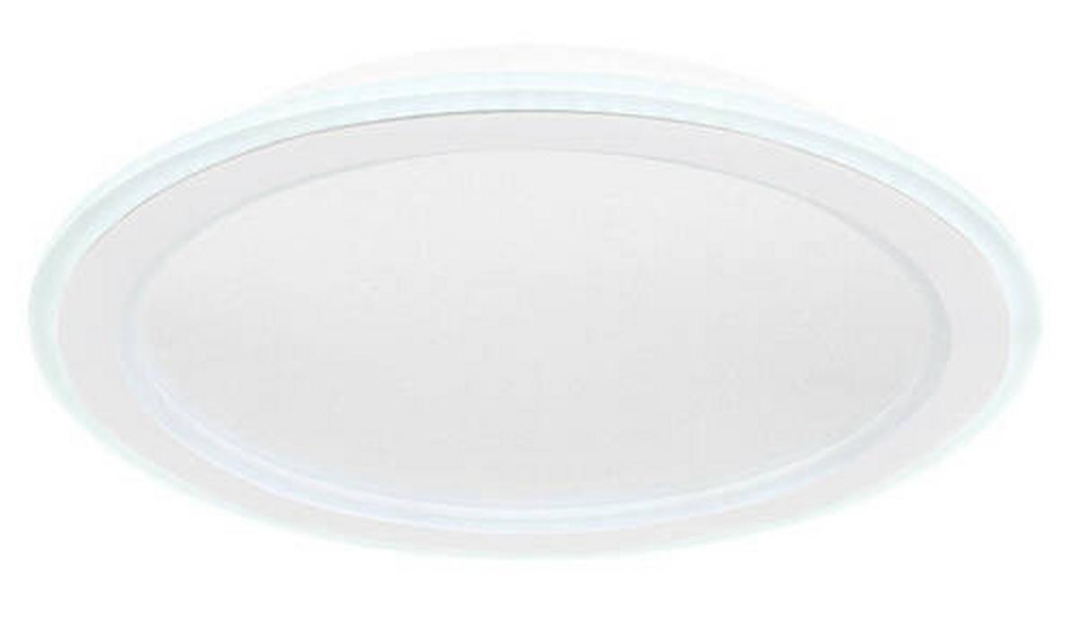 Led-deckenleuchte 48917-24rgb - Opal/Weiß, Trend, Kunststoff/Metall (40/5cm) - Globo