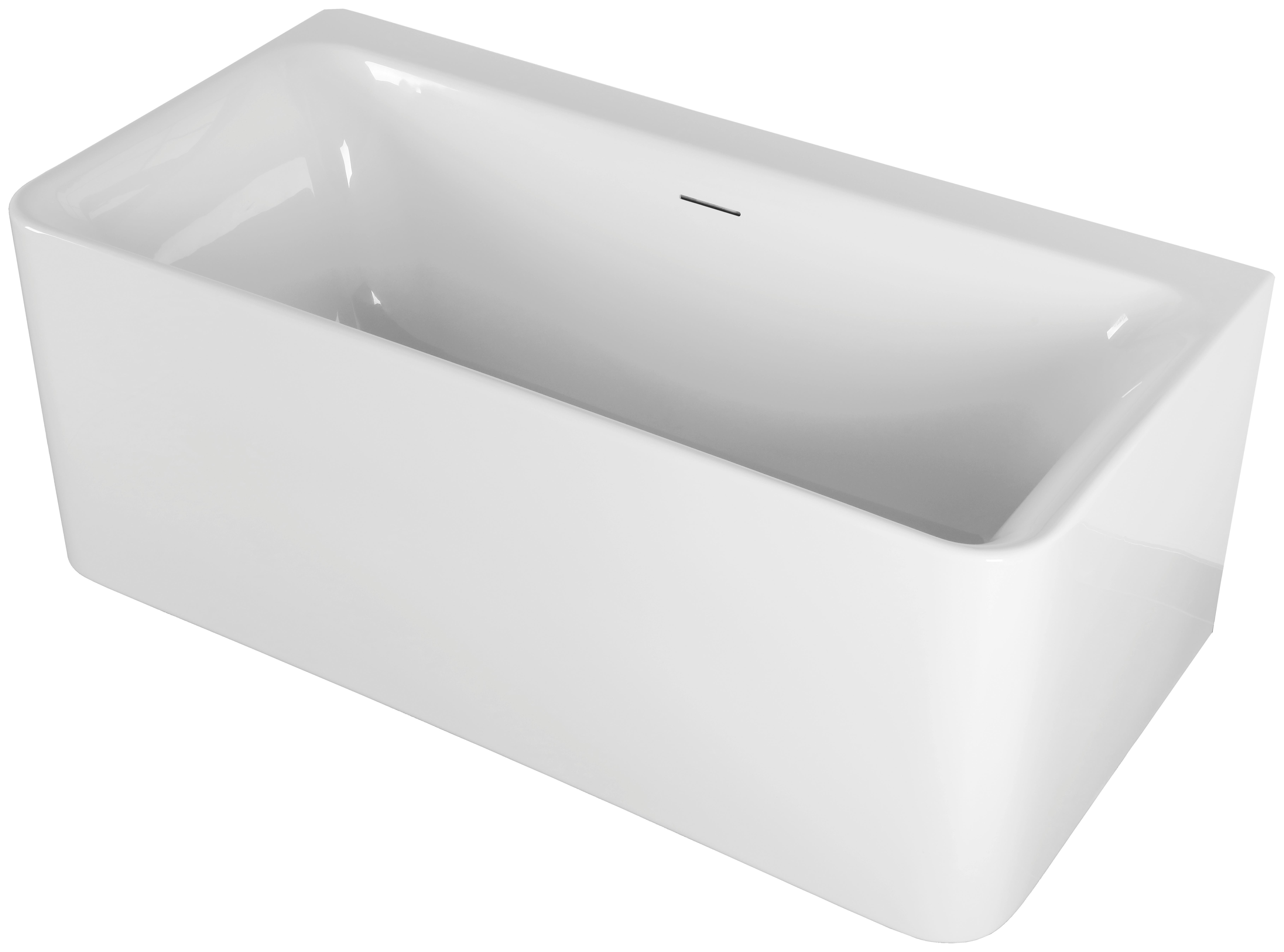 Badewanne Lbh: 170x80x58,5 Cm Acryl, Freistehend, Schürze