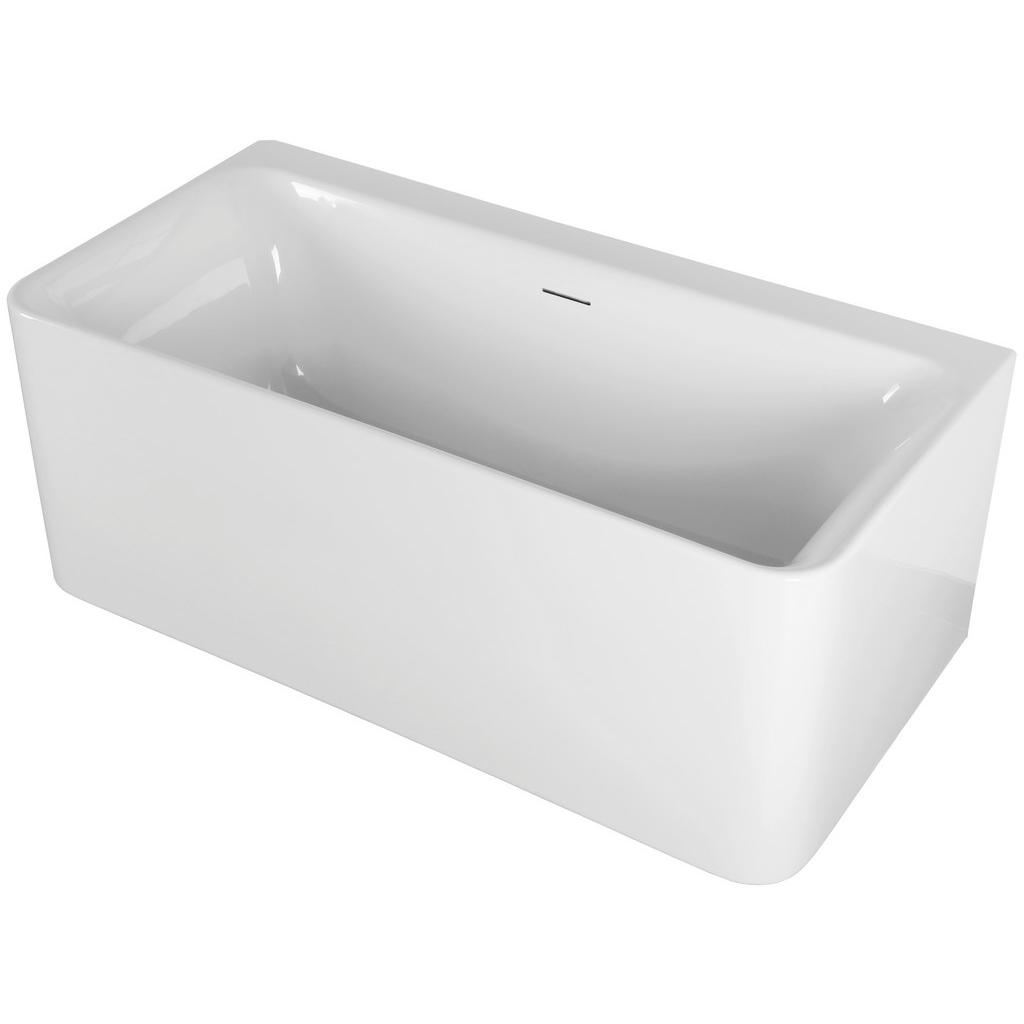 Badewanne LxBxH: 170x80x58,5 cm Acryl, Freistehend, Schürze