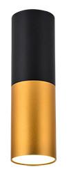 LED-Deckenleuchte 2282688 Tuba - Schwarz, Design, Metall (5.8/5.8/20cm)