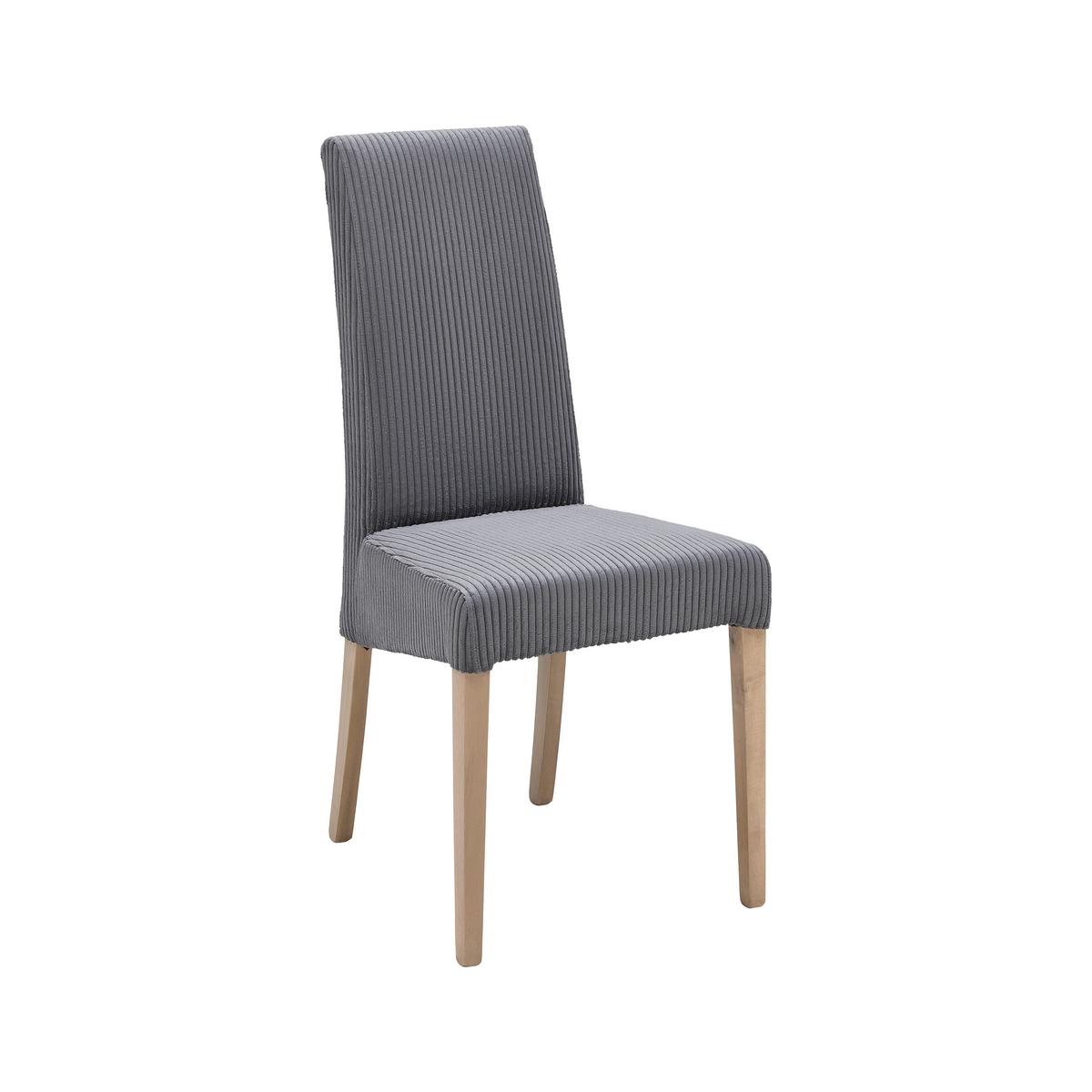 ŽIDLE ROKO - šedá/barvy dubu, Moderní, dřevo/textil (46/101/62cm) - Mömax