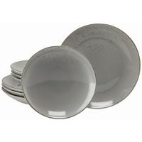TAFELSERVICE 24972 NATURE COLLECTION STONE - Grau, Basics, Keramik - Creatable