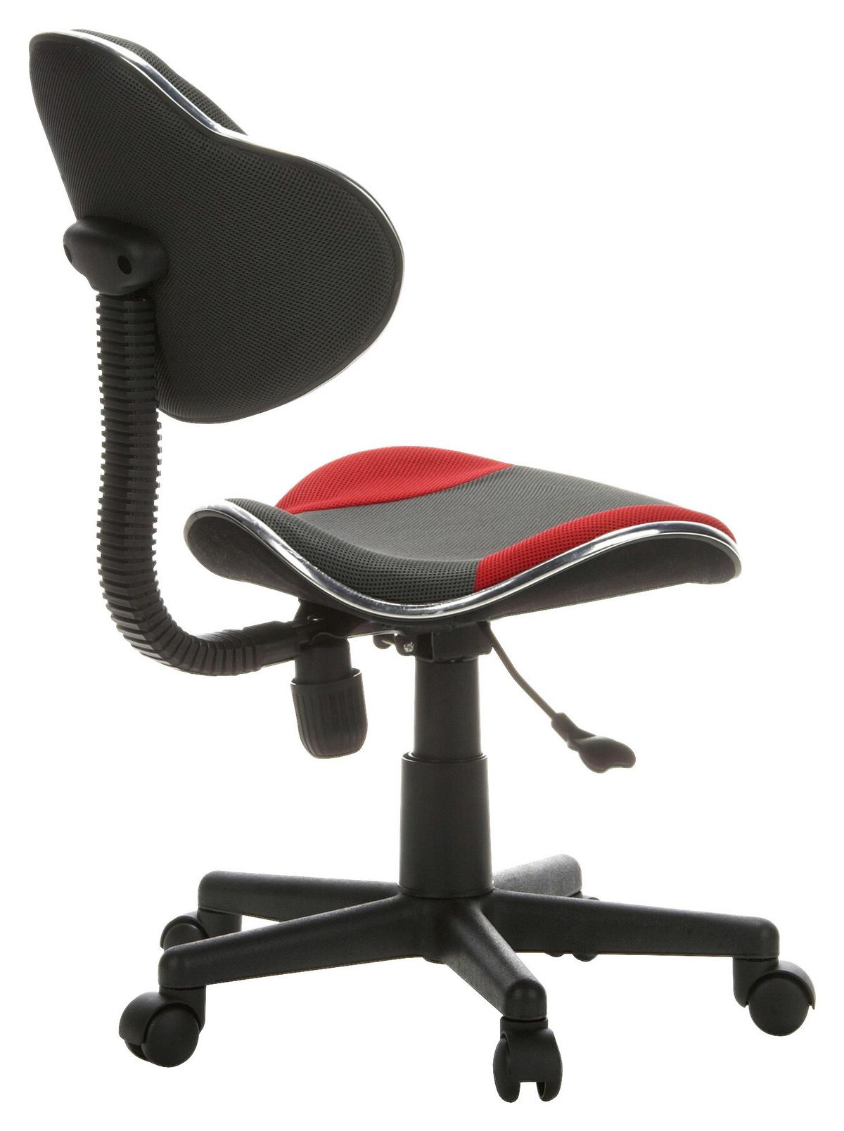Jugenddrehstuhl Kiddy Gti 2 Rot/grau - Rot/Grau, Basics, Kunststoff (45/86-101/42cm) - MID.YOU