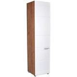 Schuhschrank Avensis - Eichefarben/Weiß, MODERN, Holzwerkstoff (52/205,7/37,1cm) - Luca Bessoni