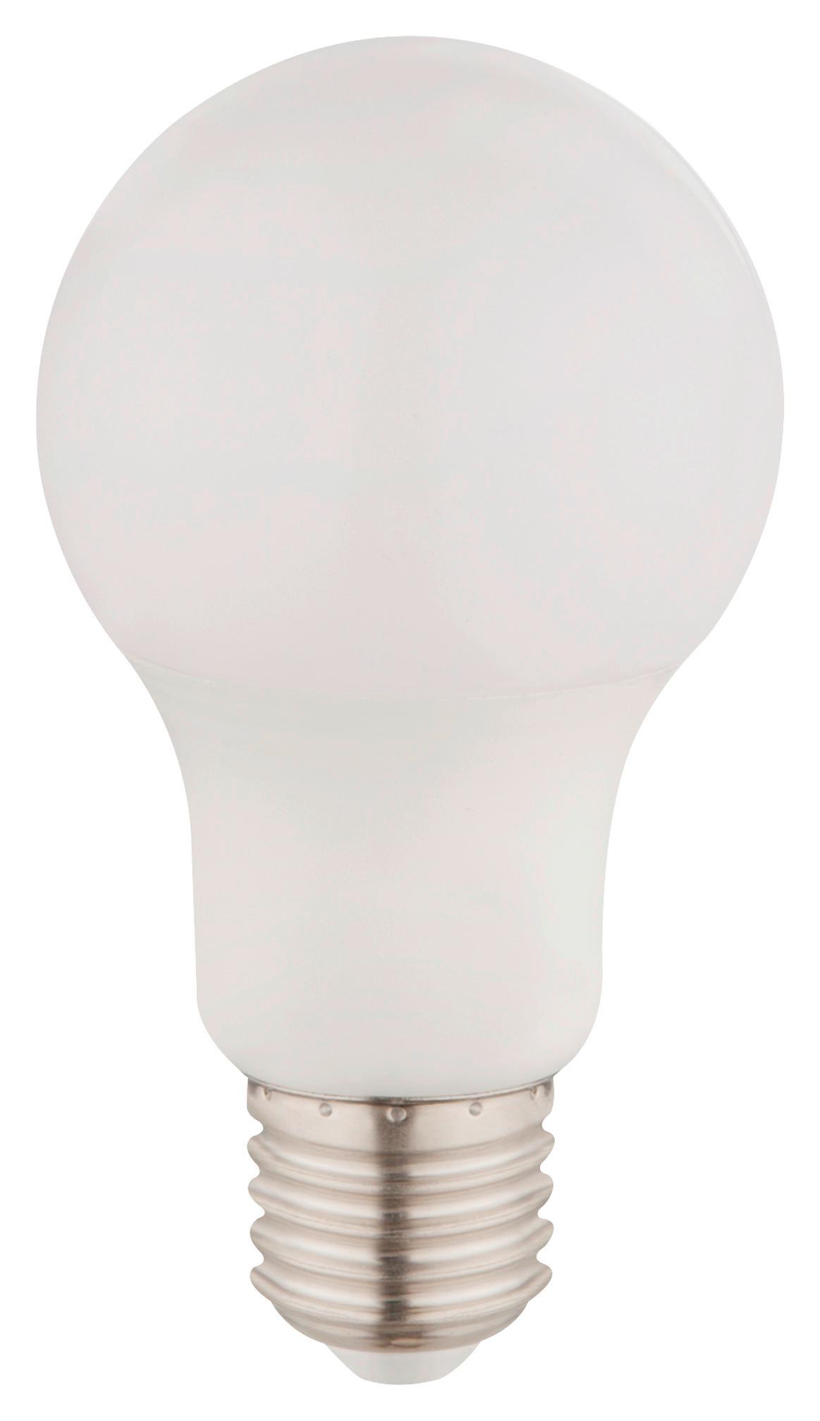 LED-Leuchtmittel 810 lm, E27, - Opal, MODERN, Kunststoff/Metall (6/11cm)