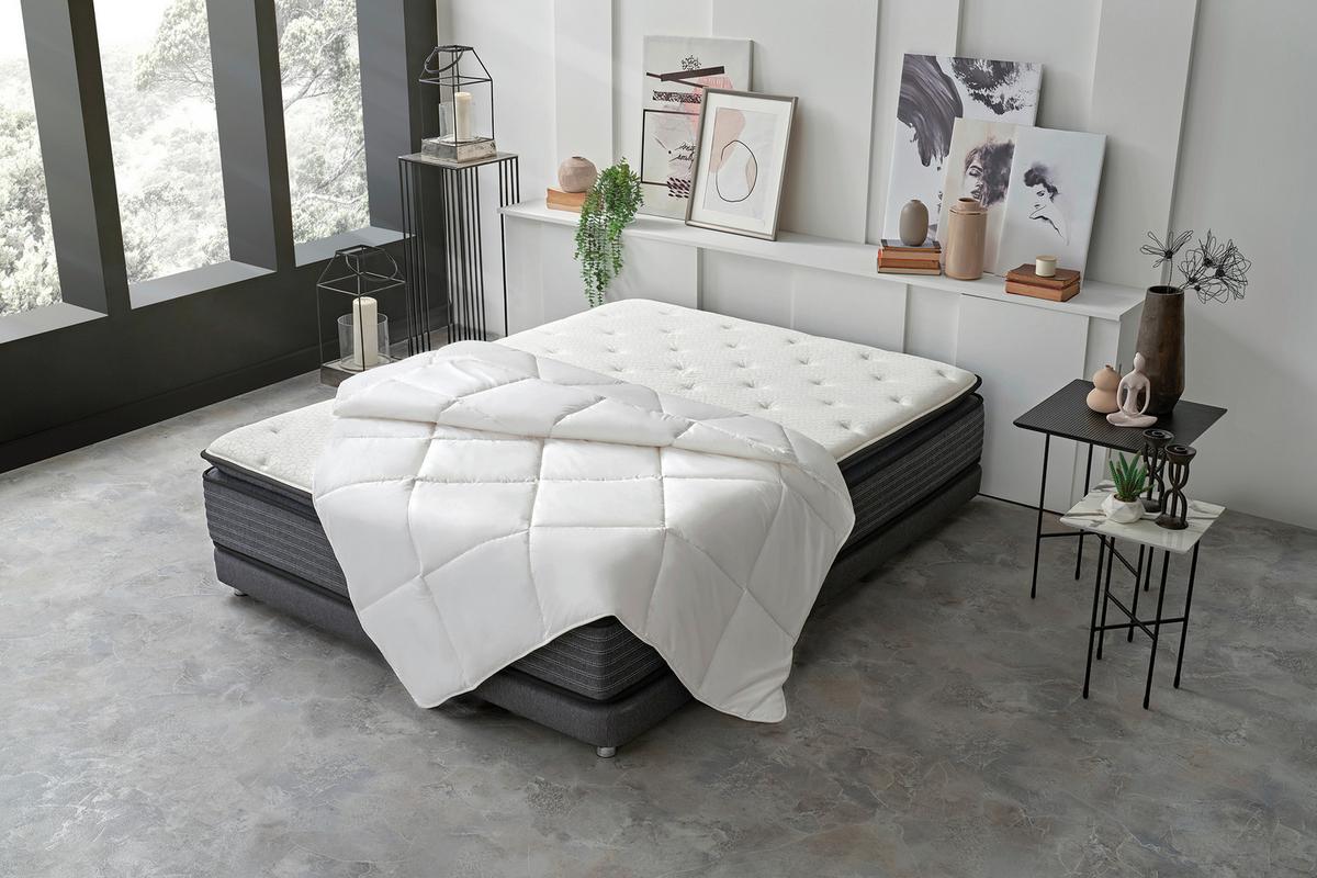 Bettdecke Dacron Hollofil Allerban - Weiß, Basics, Kunststoff/Textil (135/200/45cm) - Yatas