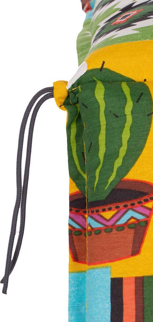 Auflage Für Liege Tijuana 191x58x8 Cm Multicolor - Gelb/Orange, Basics, Textil (191/58/8cm)