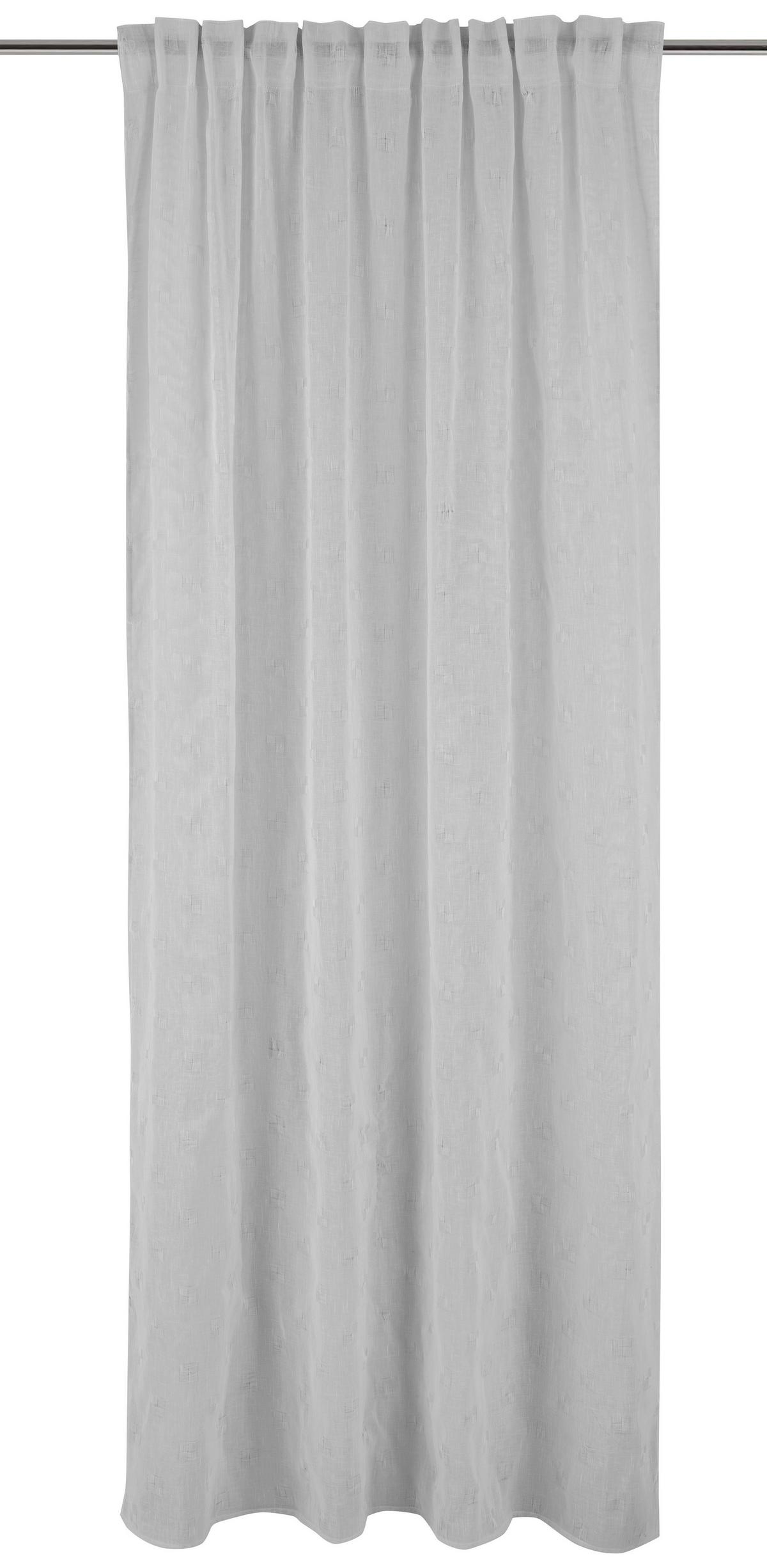 Készfüggöny Leila Kb. 140/245cm - ezüstszínű, Modern, textil (140/245cm) - Luca Bessoni