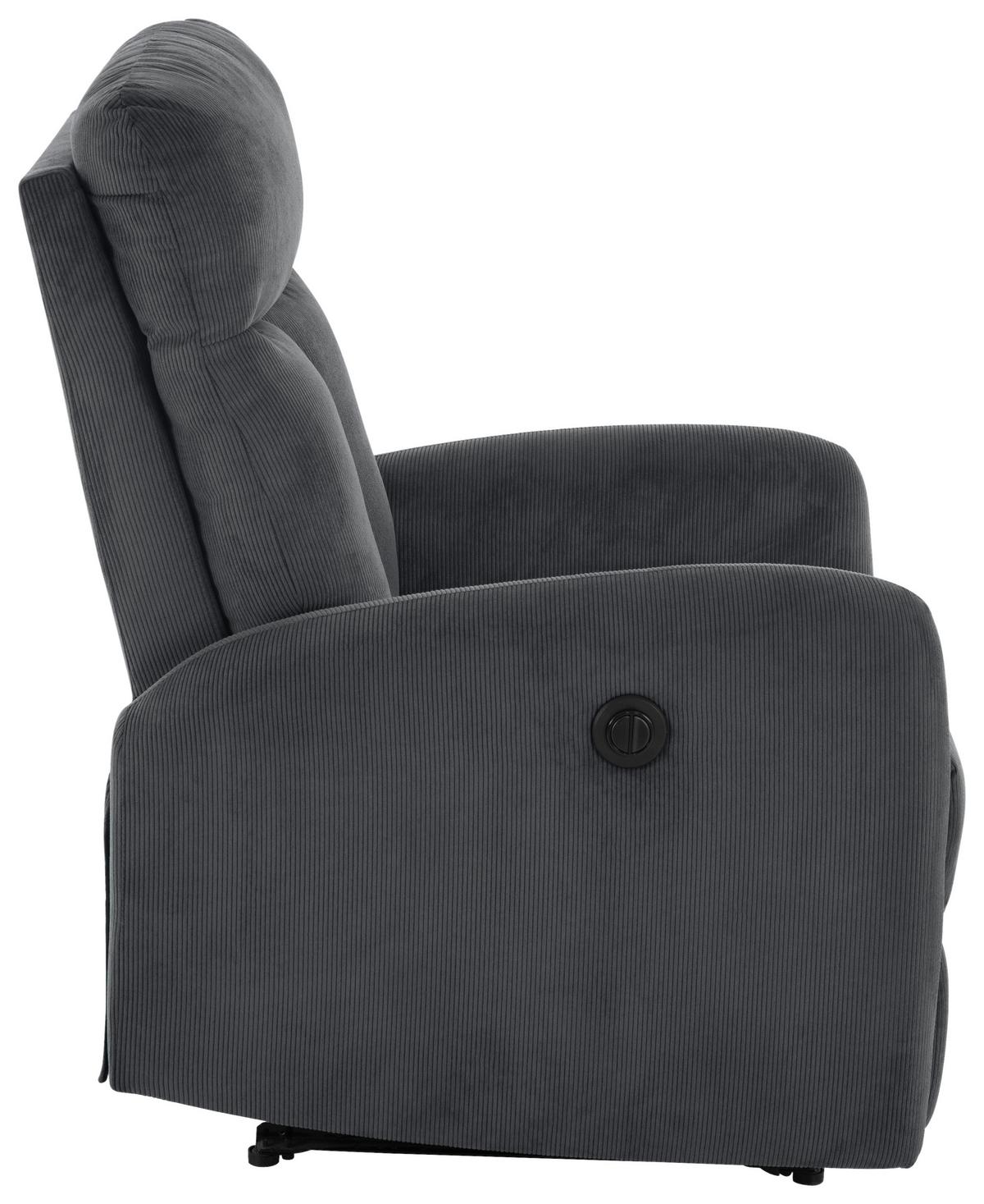 Fernsehsessel Helsinki Dunkelgrau, B: 69 Cm - Dunkelgrau, MODERN, Holz/Textil (69/101/88cm)