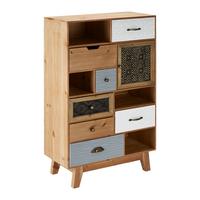 Komoda FRAME - viacfarebná/čierna, Modern, drevo (68/112/34cm) - Modern Living