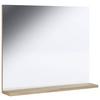 Wandspiegel Landos 50x60 cm Eichefarben/Weiß - Eichefarben/Weiß, MODERN, Holzwerkstoff (50/60/2cm) - MID.YOU