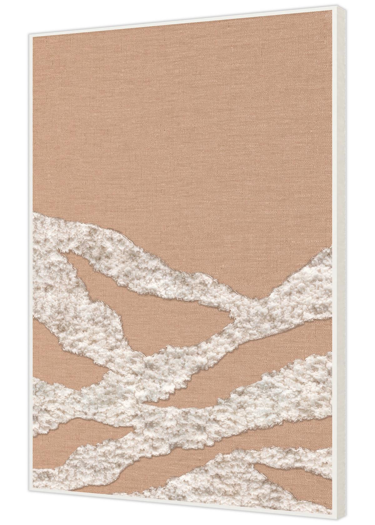 Obraz na plátne JEFF, 50/70 cm - béžová, Modern, kompozitné drevo/textil (50/70cm) - Mömax