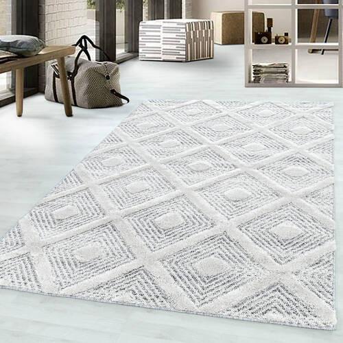 Tkaný koberec 200x290cm, sivá - sivá, Konventionell, textil (200/290cm)