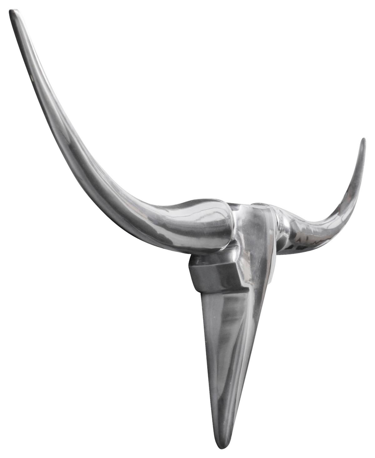 Wanddeko Wohnling Silberfarben B: 100cm - Silberfarben, MODERN, Metall (100/40/6cm) - MID.YOU