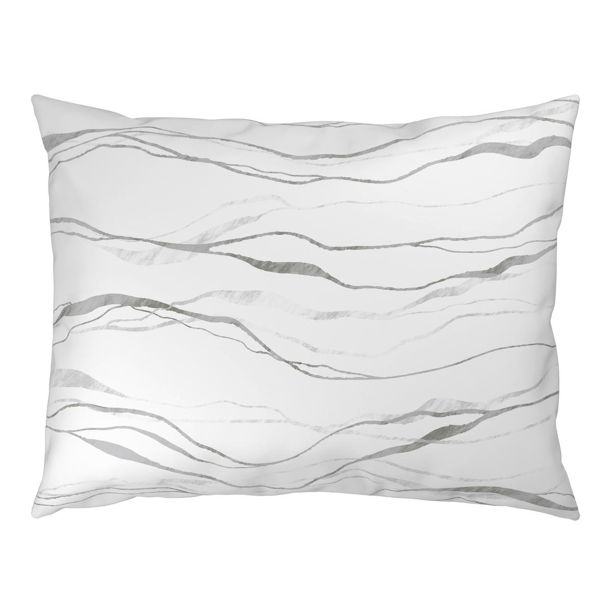 Ágyneműhuzat-garnitúra Dominika - fehér/szürke, Romantik / Landhaus, textil - James Wood