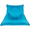 Sitzsack Outdoor XL Blau, 170x130 cm - Blau/Weiß, Basics, Textil (170/130/40cm) - Ondega