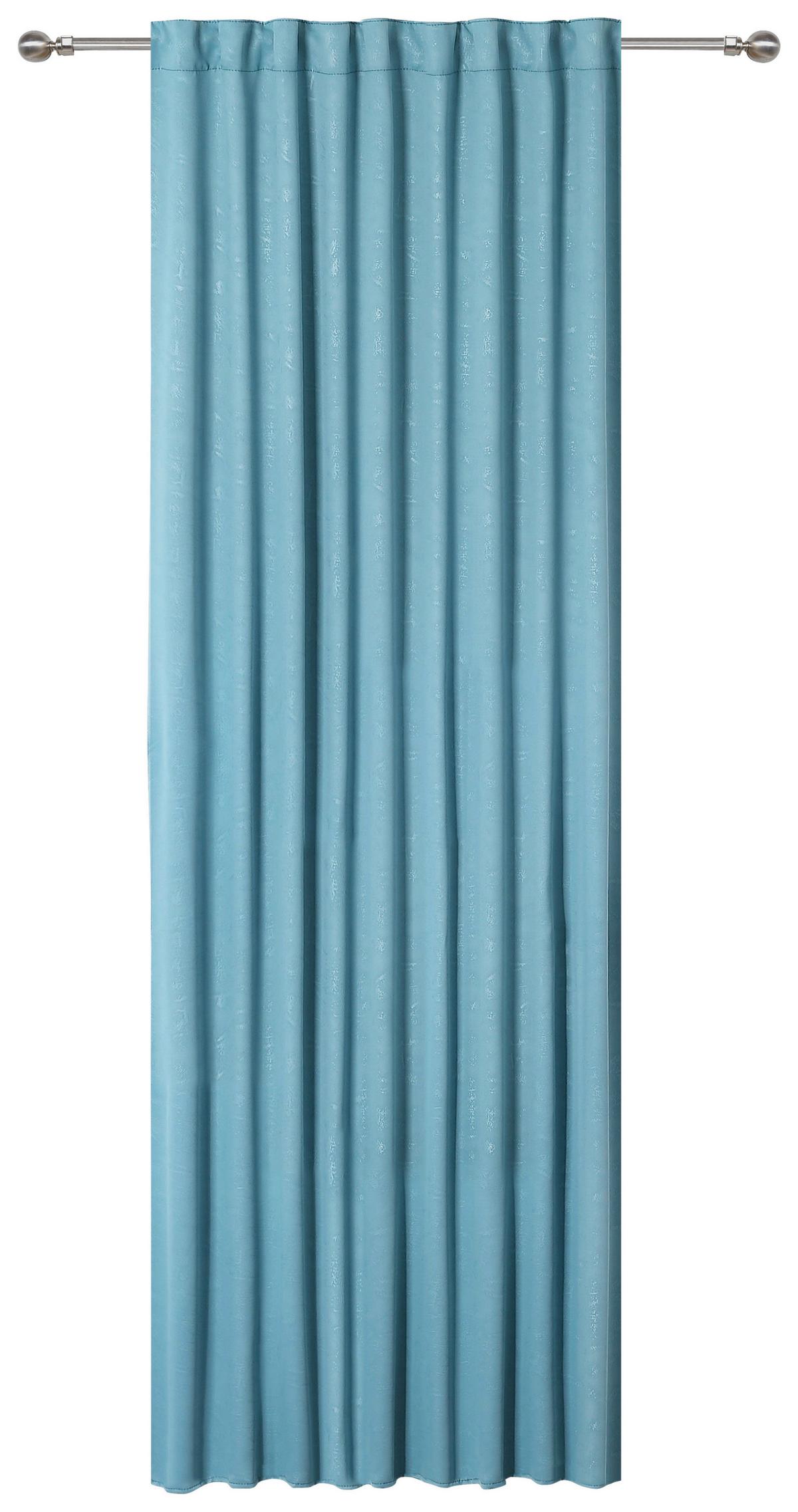 Verdunkelungsvorhang Vera - Blau, ROMANTIK / LANDHAUS, Textil (140/245cm) - James Wood